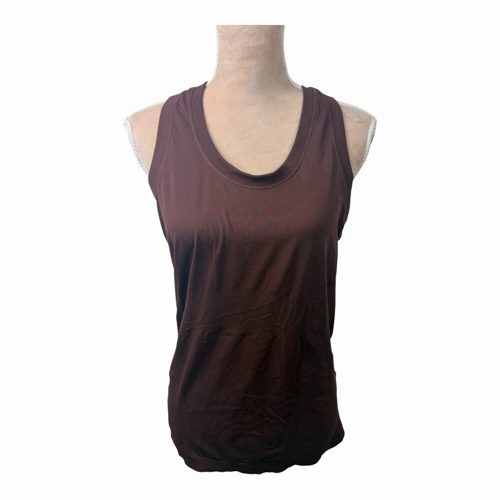 Athleta Women’s M Seamless Racerback Tank Top Burgundy Workout Yoga Running
